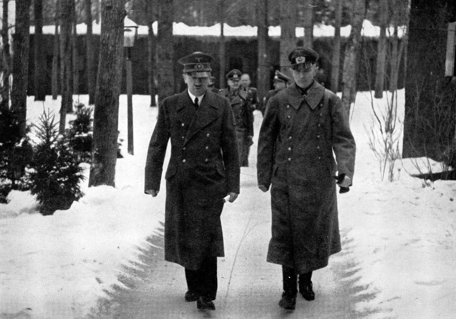 Adolf Hitler meets Generalfeldmarschall Fedor von Bock in FHQ Wolfsschanze